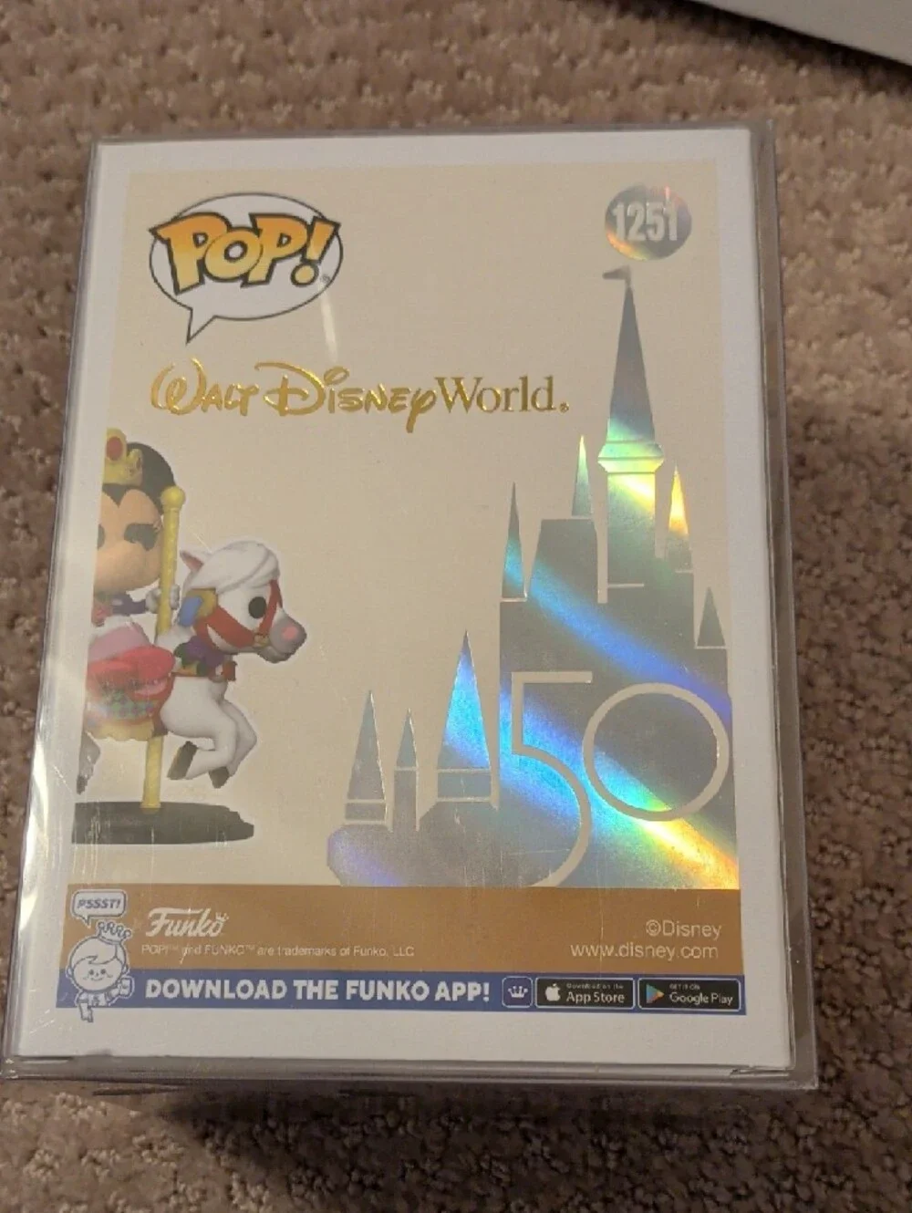 Funko 1251 Minnie Mouse on Prince Charming Regal Carousel